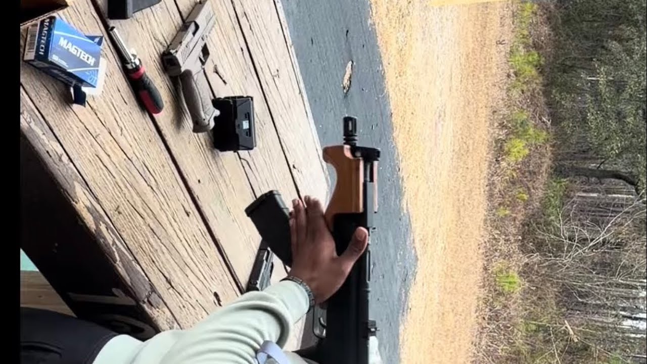 Another Day at the RANGE 🤧🤧brought out 300blackout and Draco 