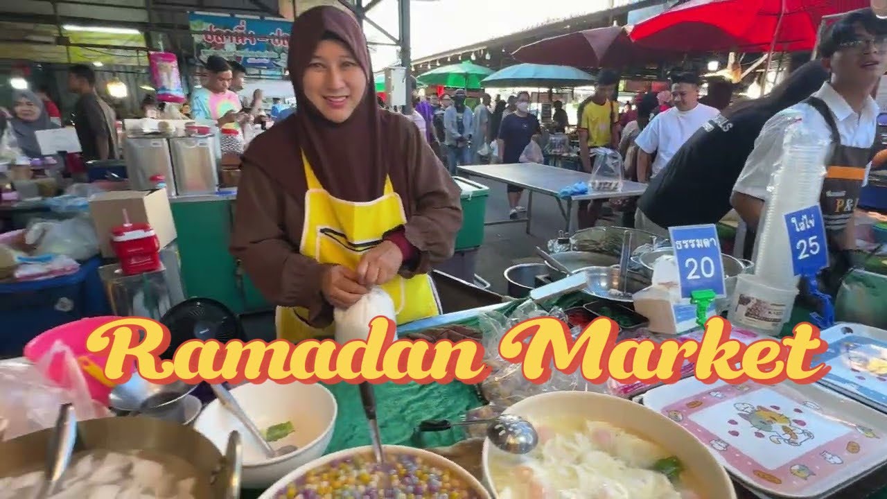 Thai🇹🇭 Ramadan Rush in Market Before Iftar !❤️.