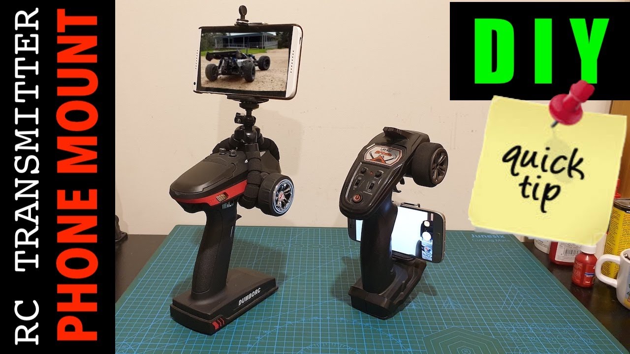 Quick Tip | RC Transmitter Camera Phone Holder Mount Bracket DIY
