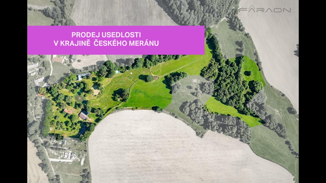 Usedlost nacházející se v krásné krajině Českého Meránu
