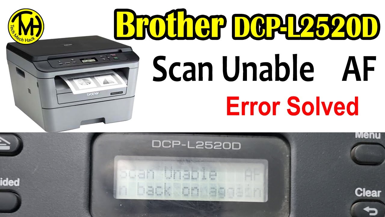 Brother DCP L2520D Printers error 