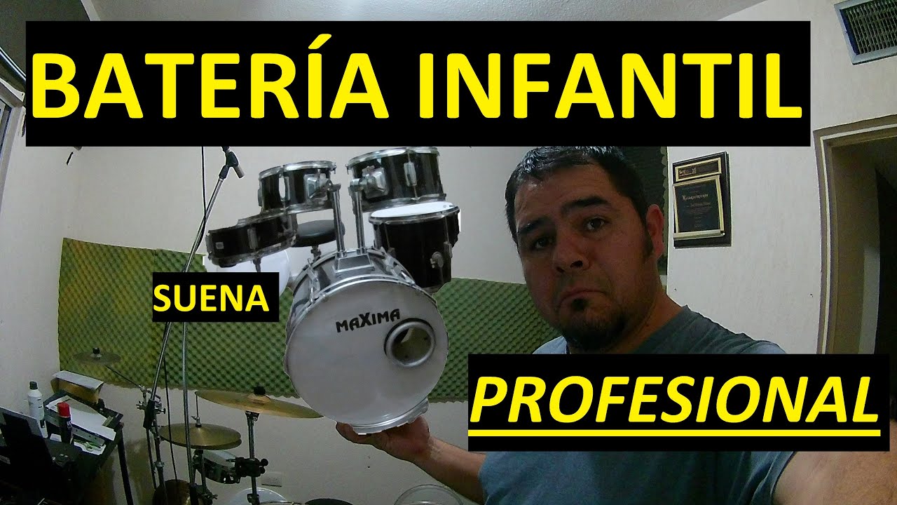 Bateria de niño suena como PROFESIONAL