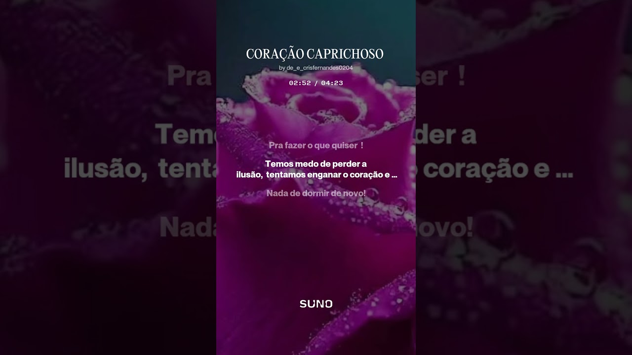 CORAÇÃO CAPRICHOSO                                             AMC NEW MUSIC 