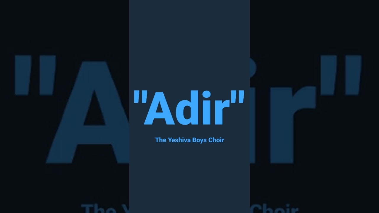 The Yeshiva Boys Choir - 