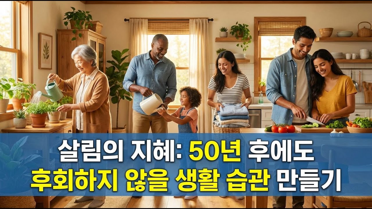 🔥살림의 지혜: 50년 후에도 후회하지 않을 생활 습관 만들기, 물질적 풍요 속에서 잃어버린 것들, 진정한 행복은 어디에? #후회없는삶 #인생명언 #시니어생활지혜