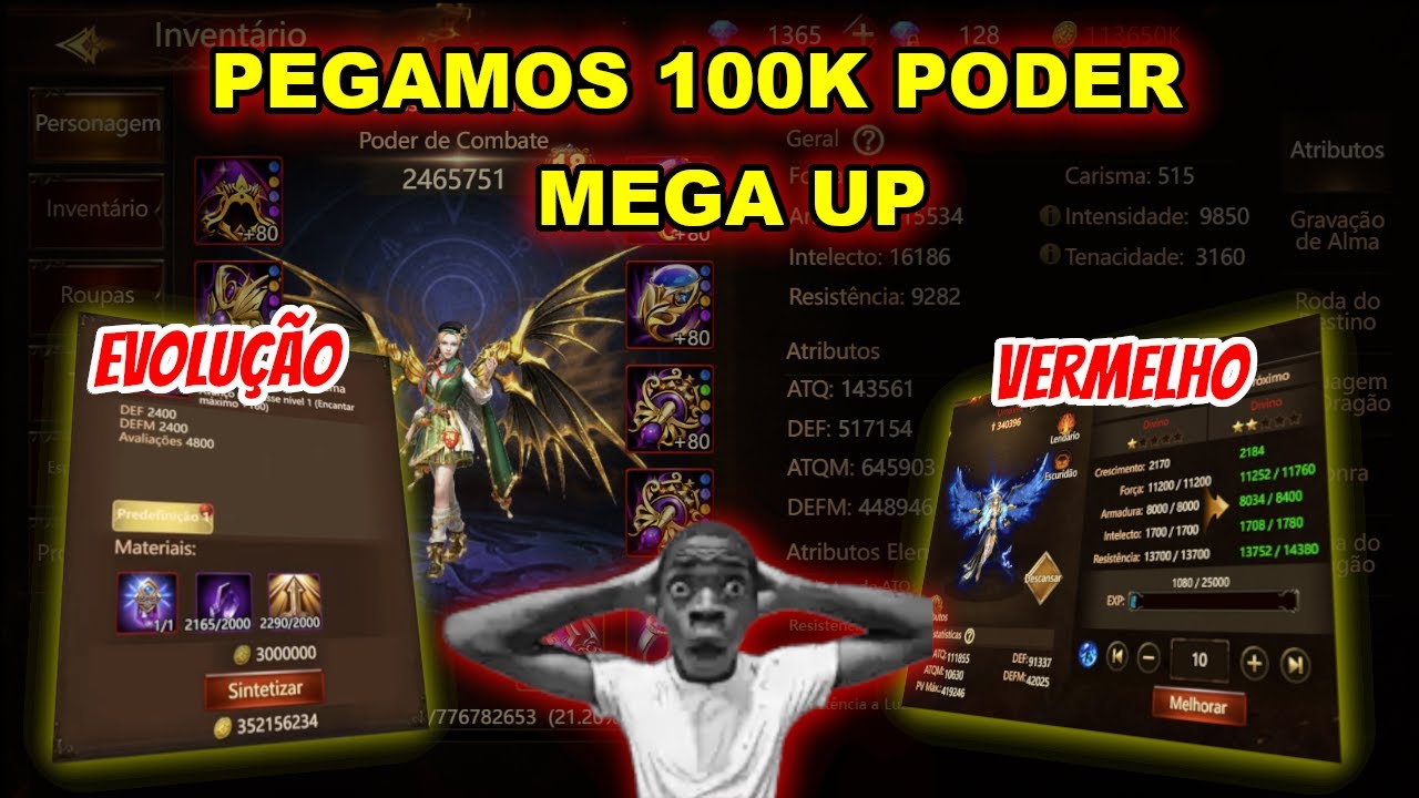INSANO !! UPEI 100K DE PODER PET VERMELHO E NOVO EQUIPAMENTO ESTAMOS QUASE NOS 2KK500