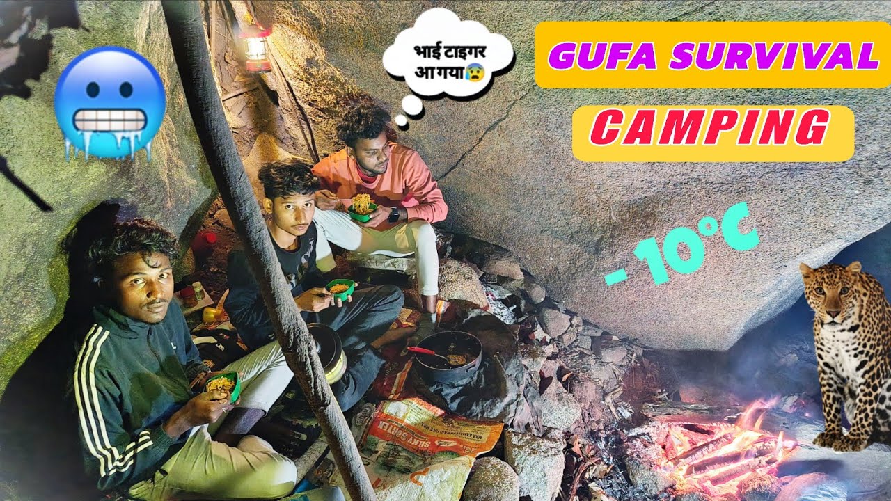 Pahad Ki Gufa Mein Camping 😱 | Scary Night Adventure🐅💥TURE FAMILY F .