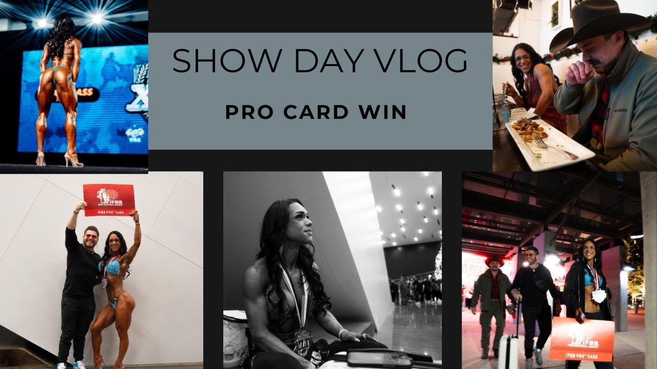 SHOW DAY VLOG: PRO CARD WIN