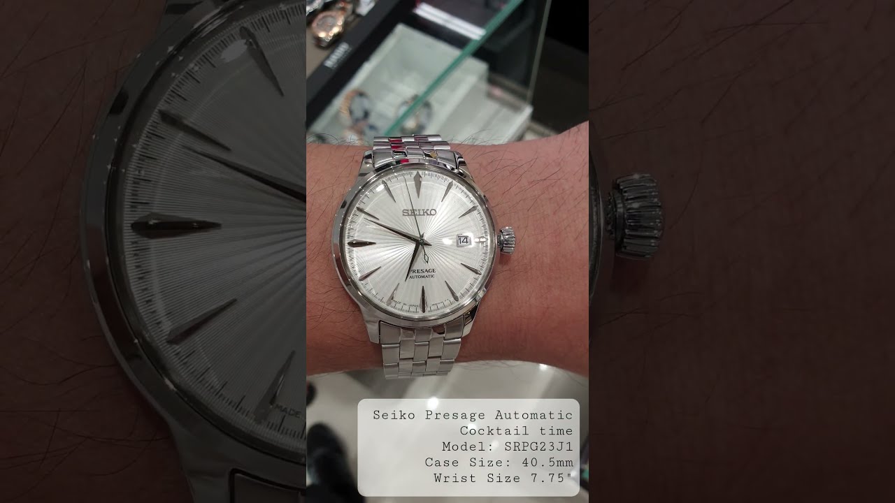 A Watch Dial That Refuses To Get Old || Seiko Presage Cocktail Time | Seiko SRPG23J1 #watches #seiko