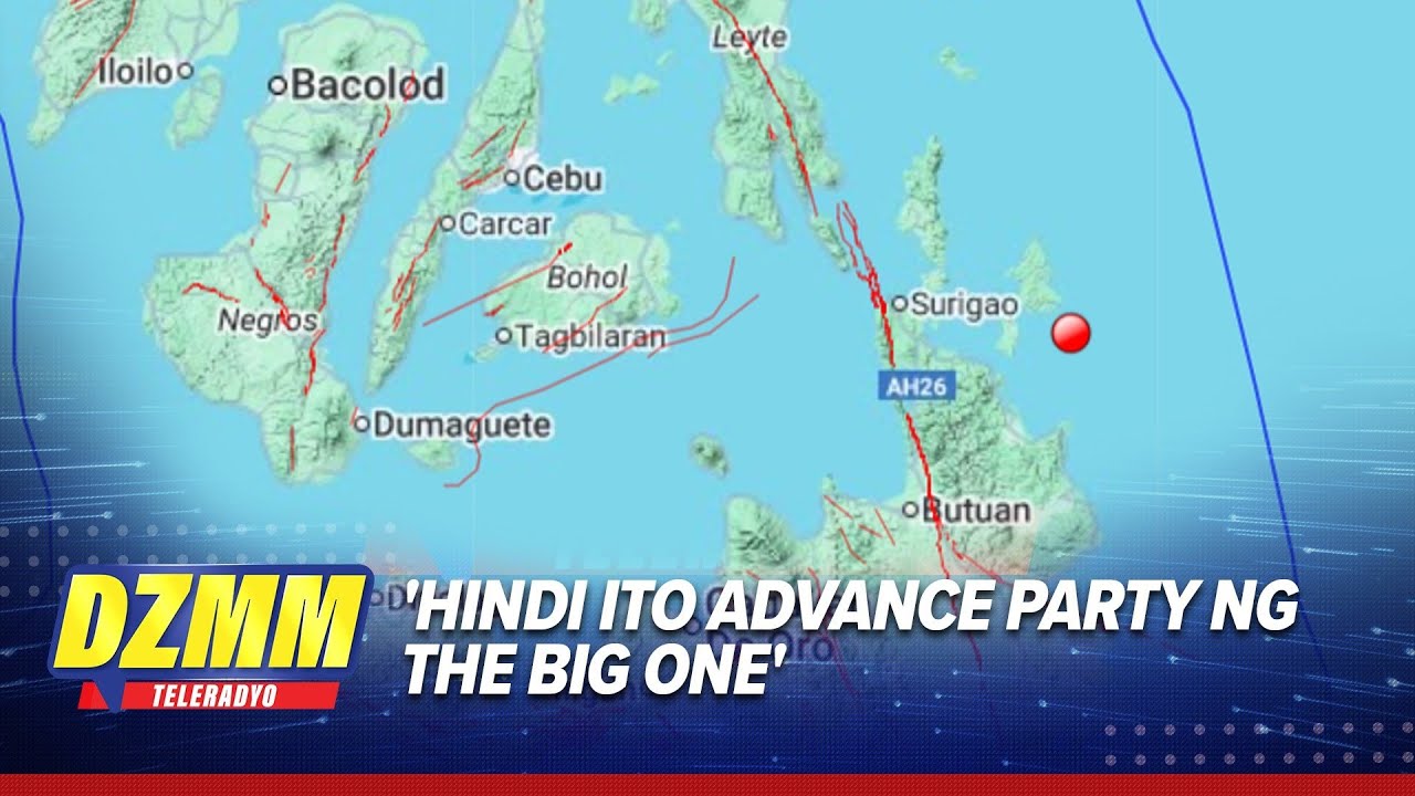 Magnitude 6.2 quake shakes General Luna, Surigao del Norte | DZMM Teleradyo
