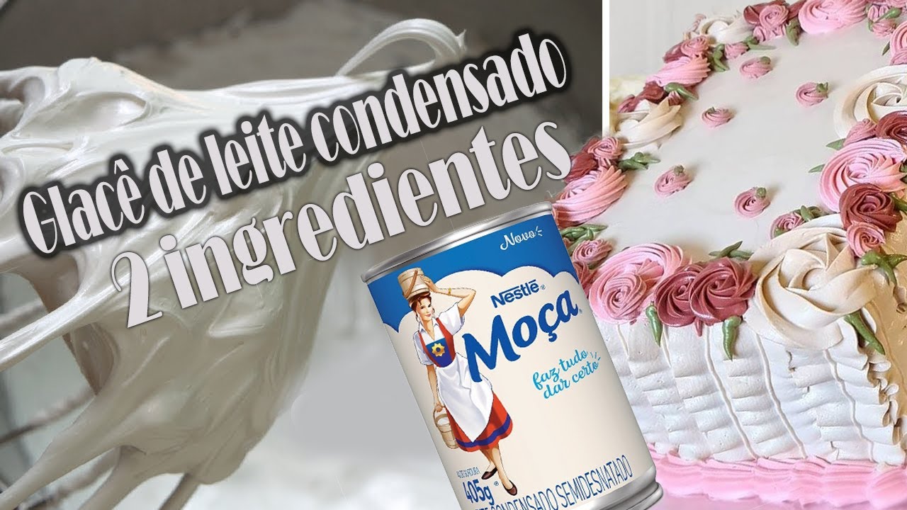 GLACÊ DE LEITE CONDENSADO SUPER FÁCIL COM APENAS 2 INGREDIENTES | COBERTURA