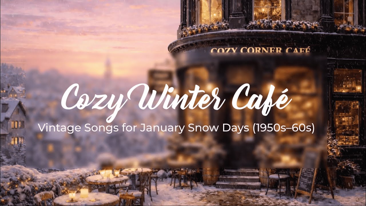 Cozy Winter Café — Vintage Songs for January Snow Days 1950s–60s