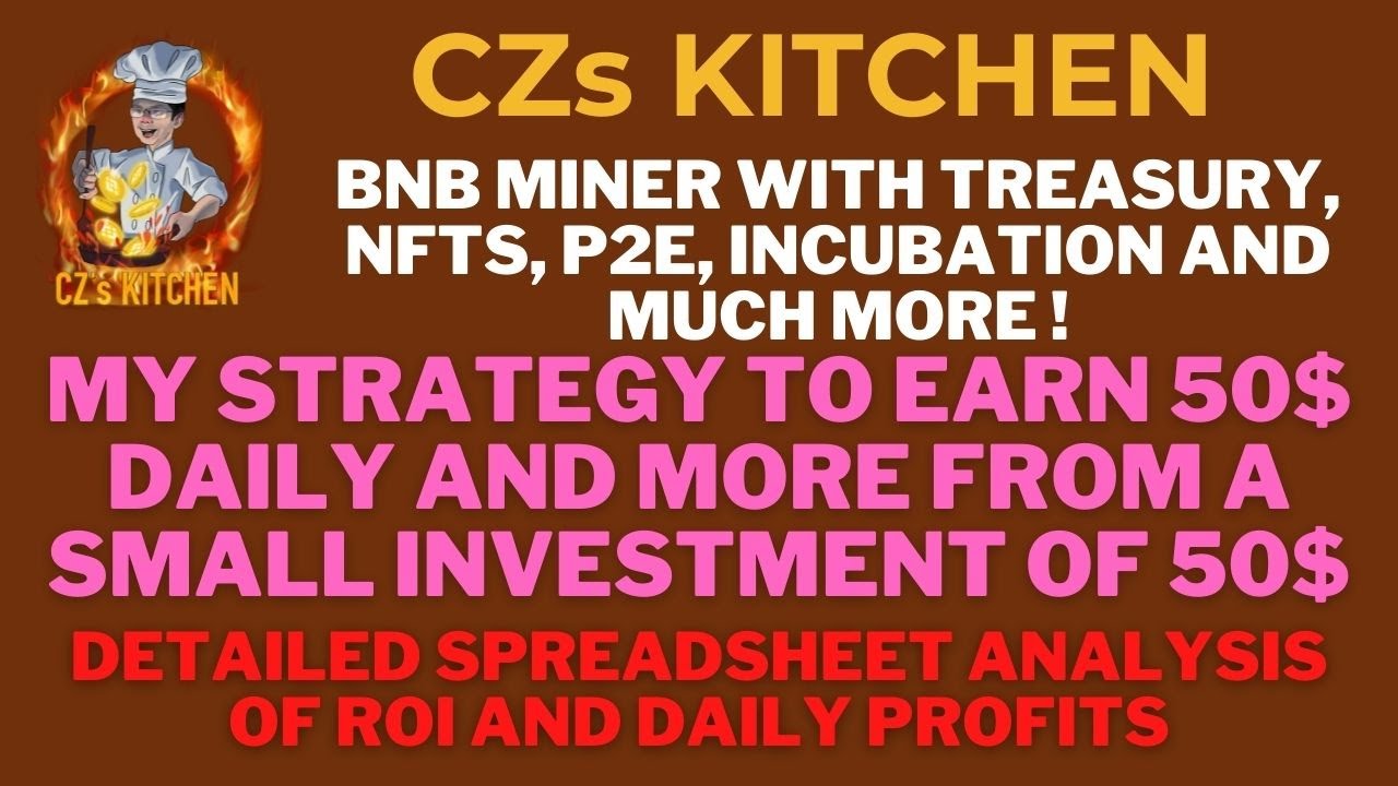 CZs KITCHEN MINER | BNB MINER WITH AN ECO-SYSTEM FOR SUSTAINABILITY | CRYPTO PASSIVE INCOME