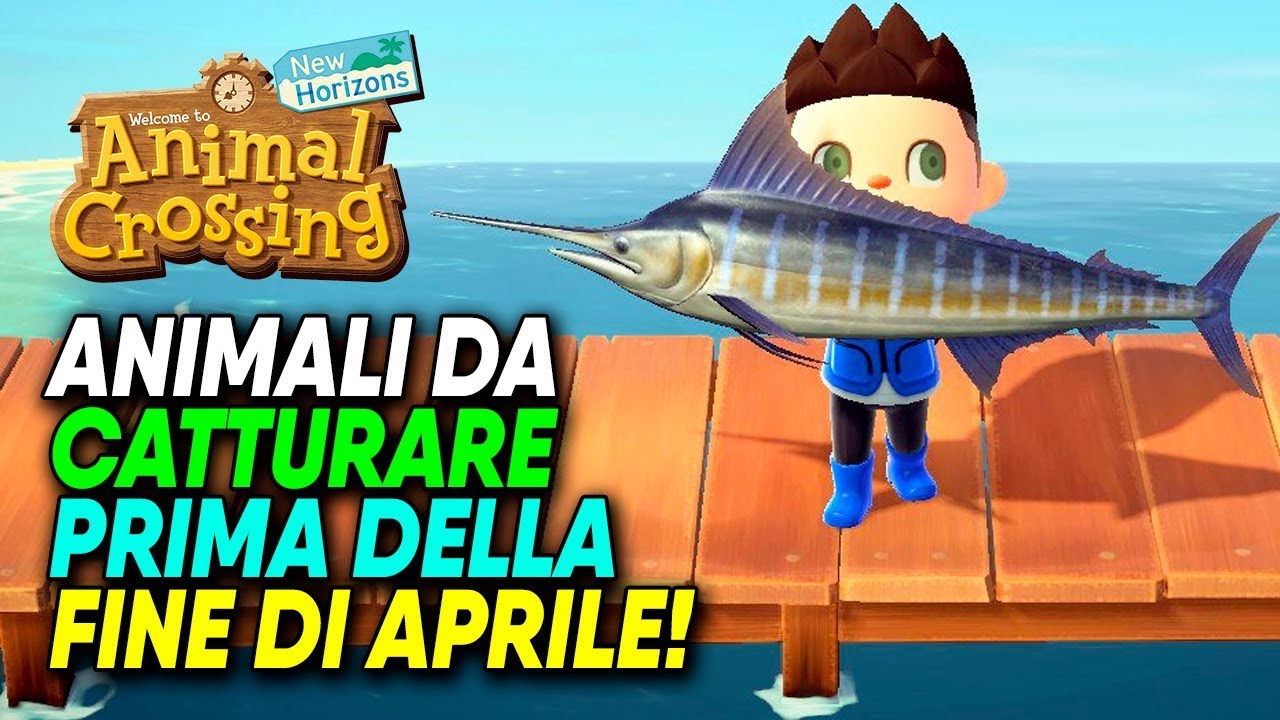 PESCI E INSETTI DA CATTURARE ENTRO LA FINE DI APRILE! - Animal Crossing: New Horizons ITA
