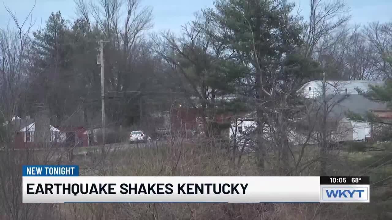 A 3.1 earthquake was recorded in Kentucky
