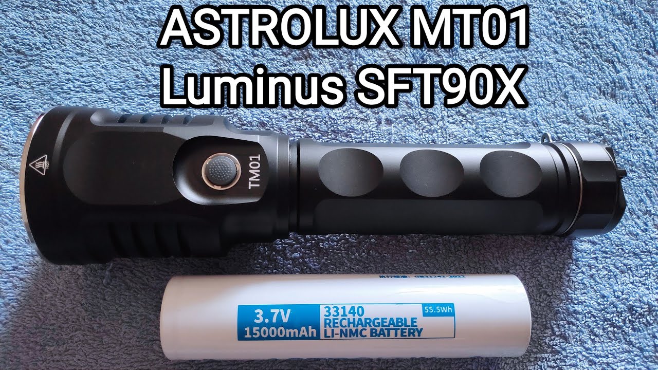 Astrolux TM01 SFT-90X LED 6500lm 1442m Range Flashlight 