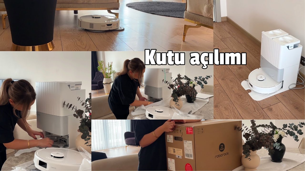 ROBOROCK QREVO EDGE 5V1 AKILLI ROBOT SÜPÜRGE KUTU AÇILIMI|DETAYLI ANLATIM-TEMİZLİK|YÜKSEK ÇEKİM GÜCÜ