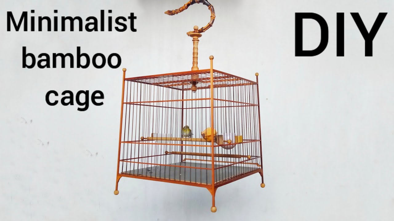 DIY Minimalist Bamboo Cage