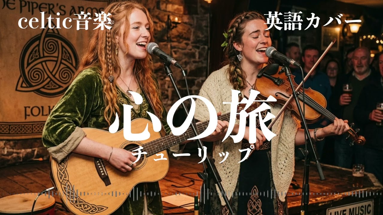 チューリップ『心の旅』ケルトver 英語で歌わせてみたJapanese AI Covers J POP   Japanese Songs With Lyrics