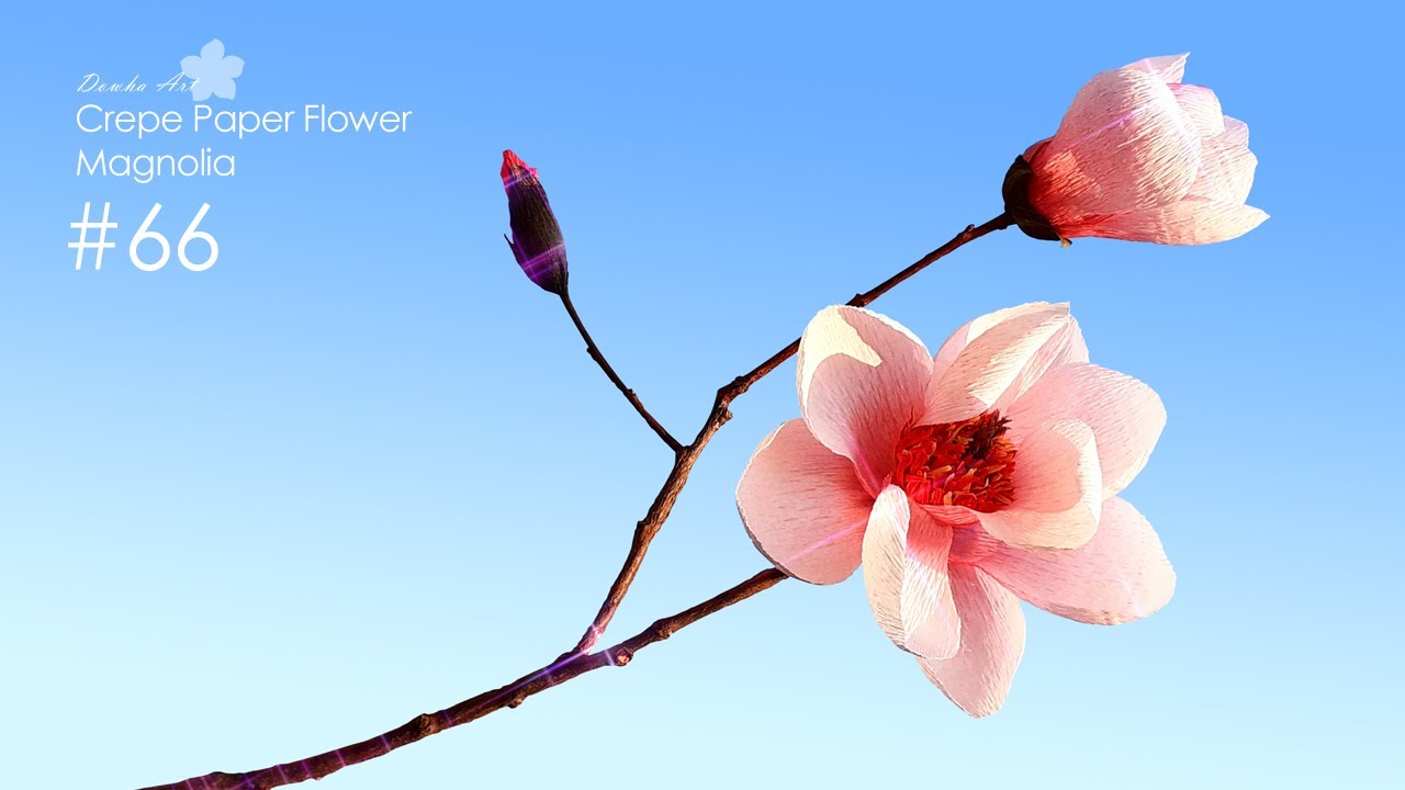 Crepe paper flower 
