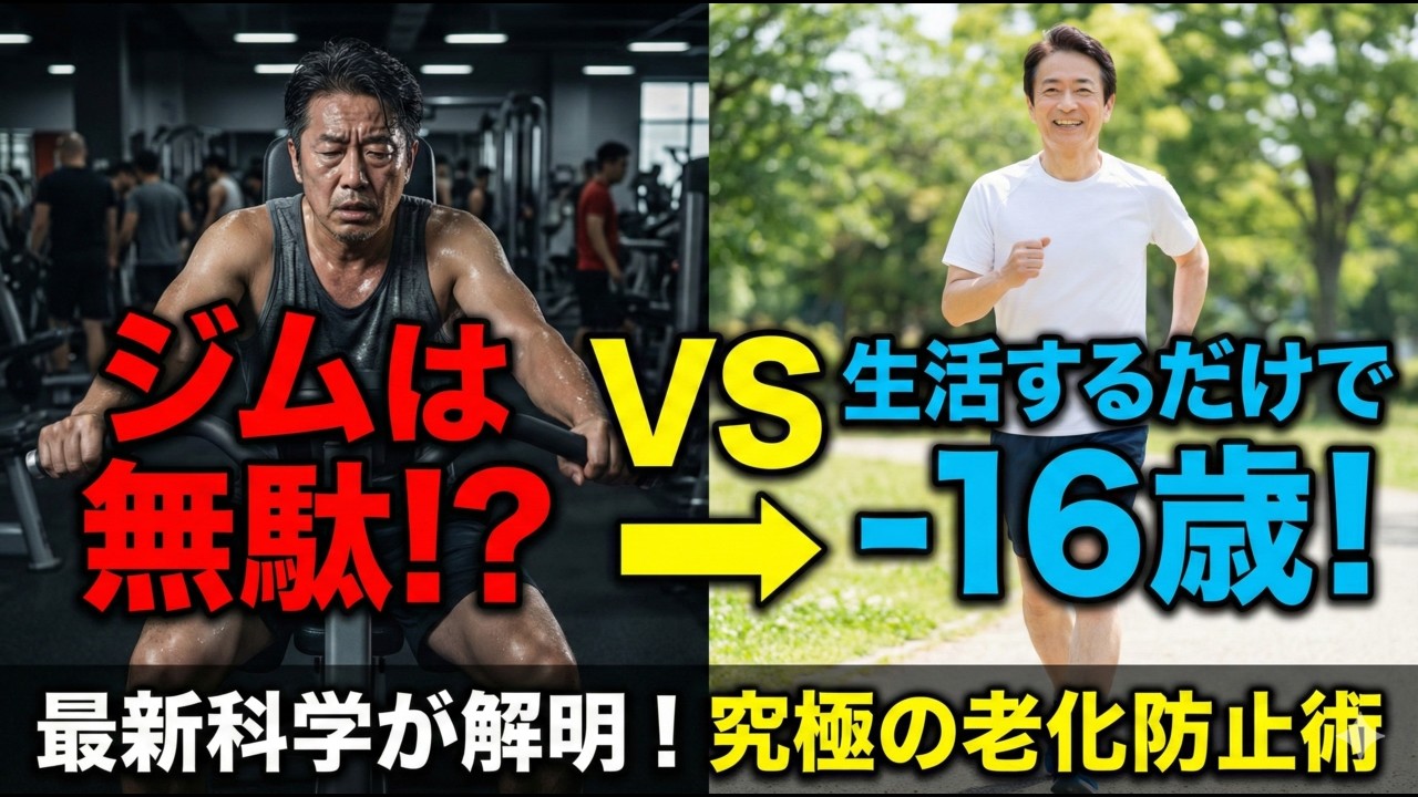 【寿命が延びる】お金も時間もかからない！細胞レベルで若返る「3つの日常習慣」