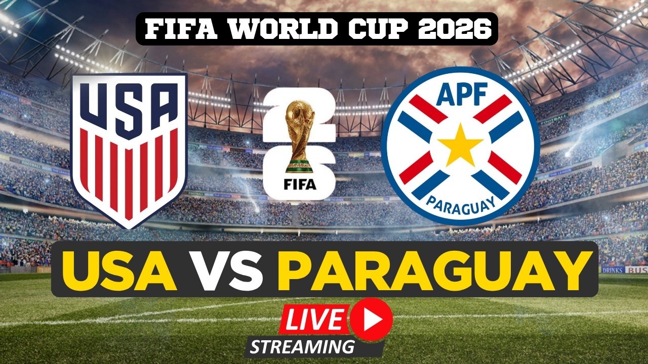 FIFA World Cup 2026 LIVE | USA VS PARAGUAY Match Live from Sarajevo | Watch FIFA World Cup LIVE