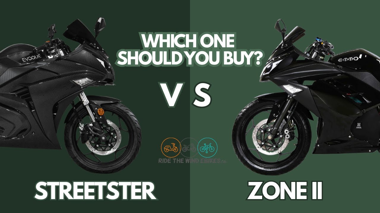 2025 Evoque Streetster VS 2025 Emmo Zone II | Motorcycle Style Electric Bike