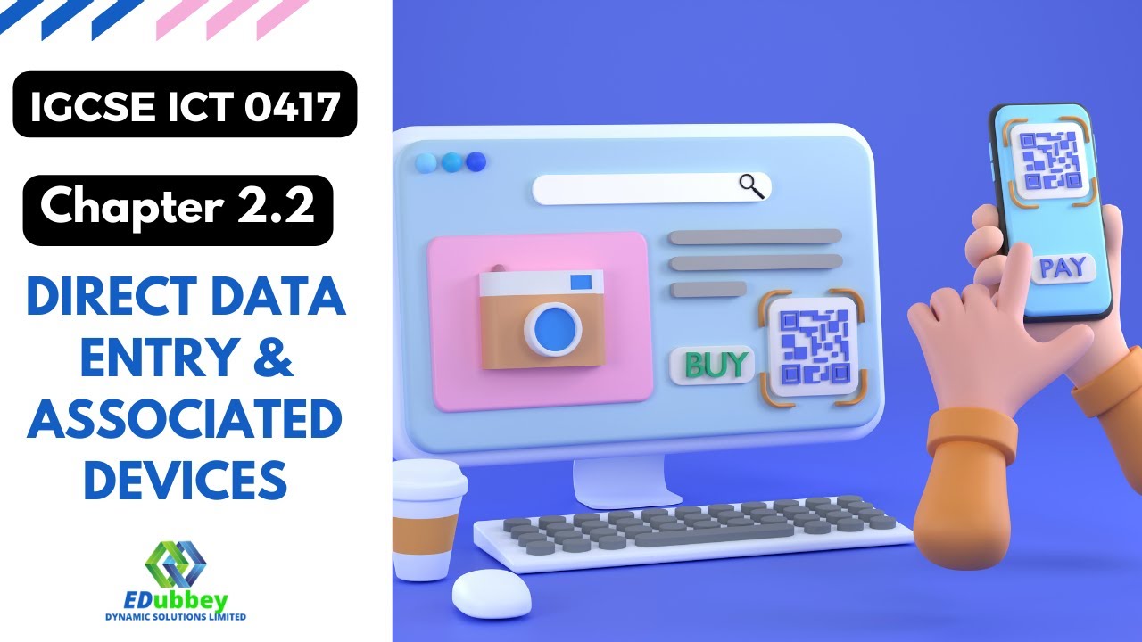 Краткое содержание главы 2.2 «Теория ИКТ» IGCSE: Прямой ввод данных и связанные с ним устройства ...