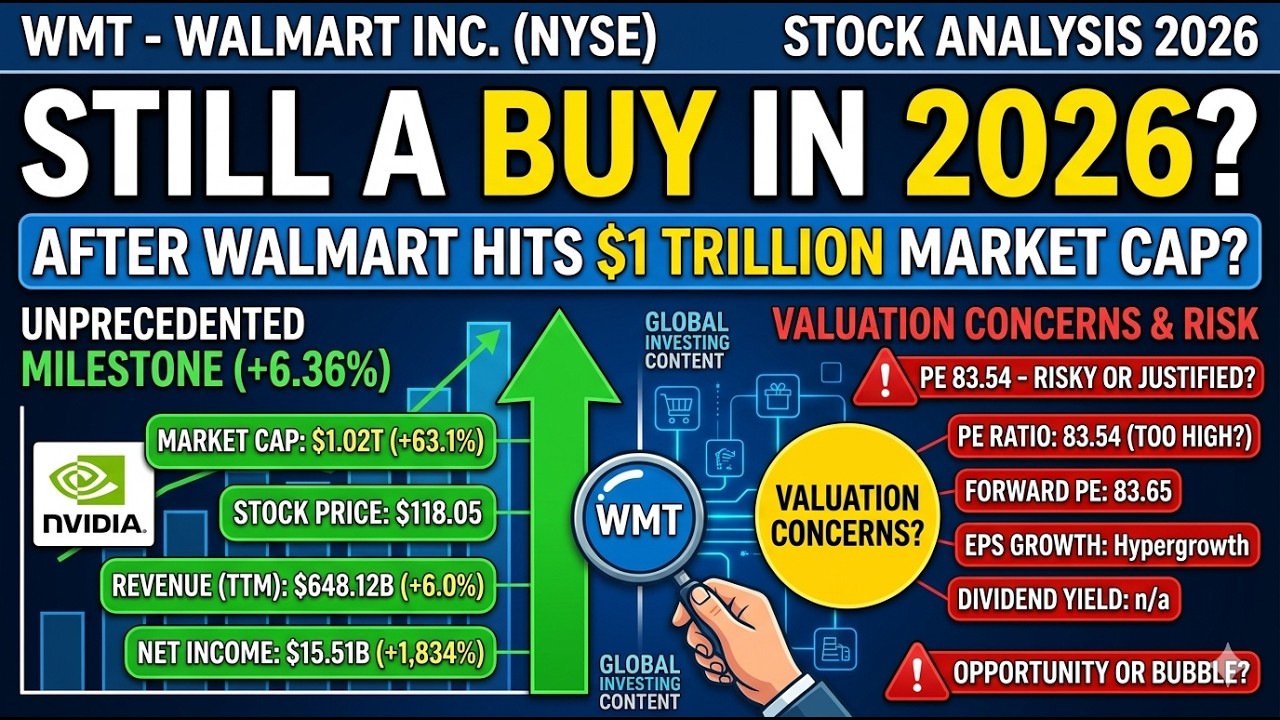 Walmart Stock Analysis 2026 | Is WMT Still a Buy After $1 Trillion Market Cap?