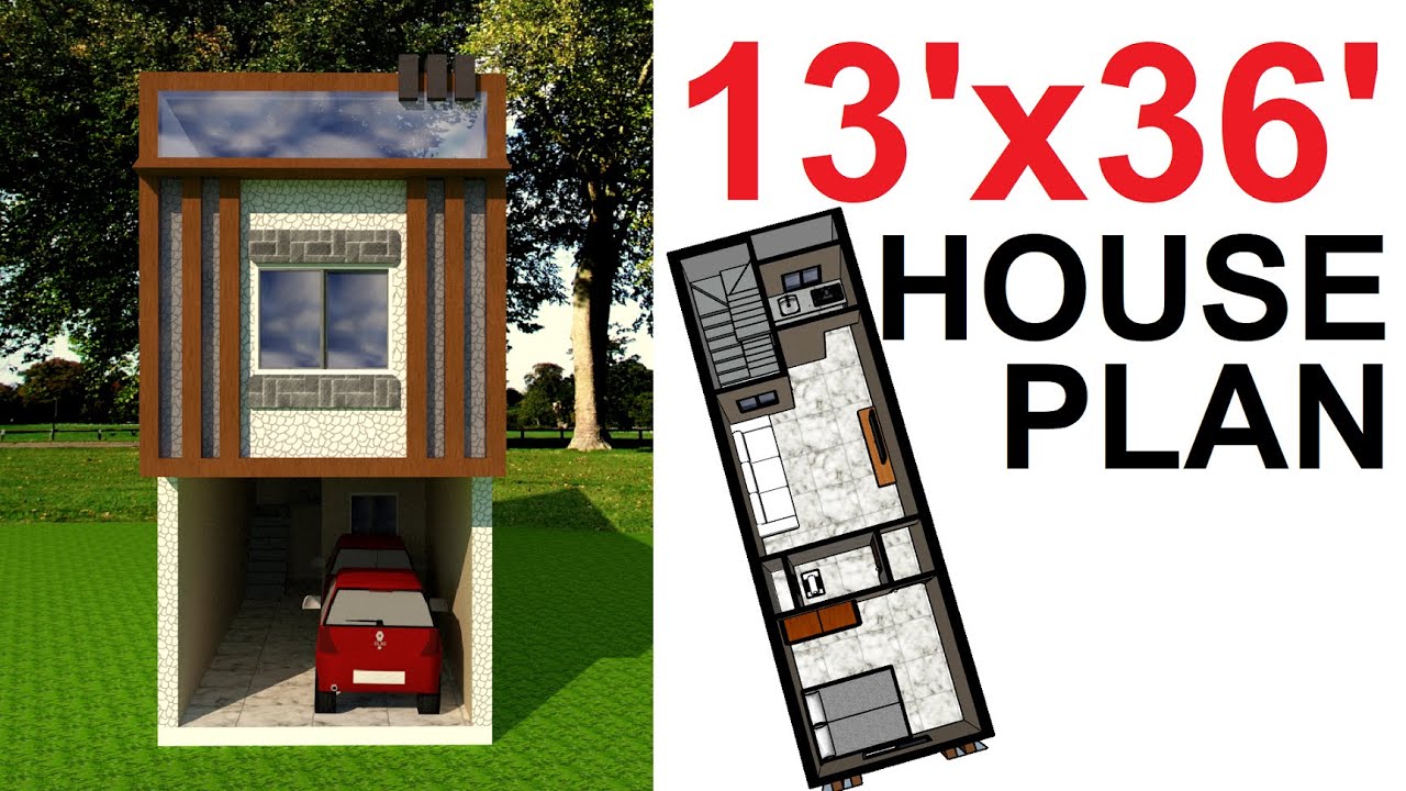 13' X 36' FEET HOUSE PLAN /GHAR KA NAKSHA 13 feet by 36 feet/1BHK PLAN/468 Sq Ft Ghar ka Plan/FRONT