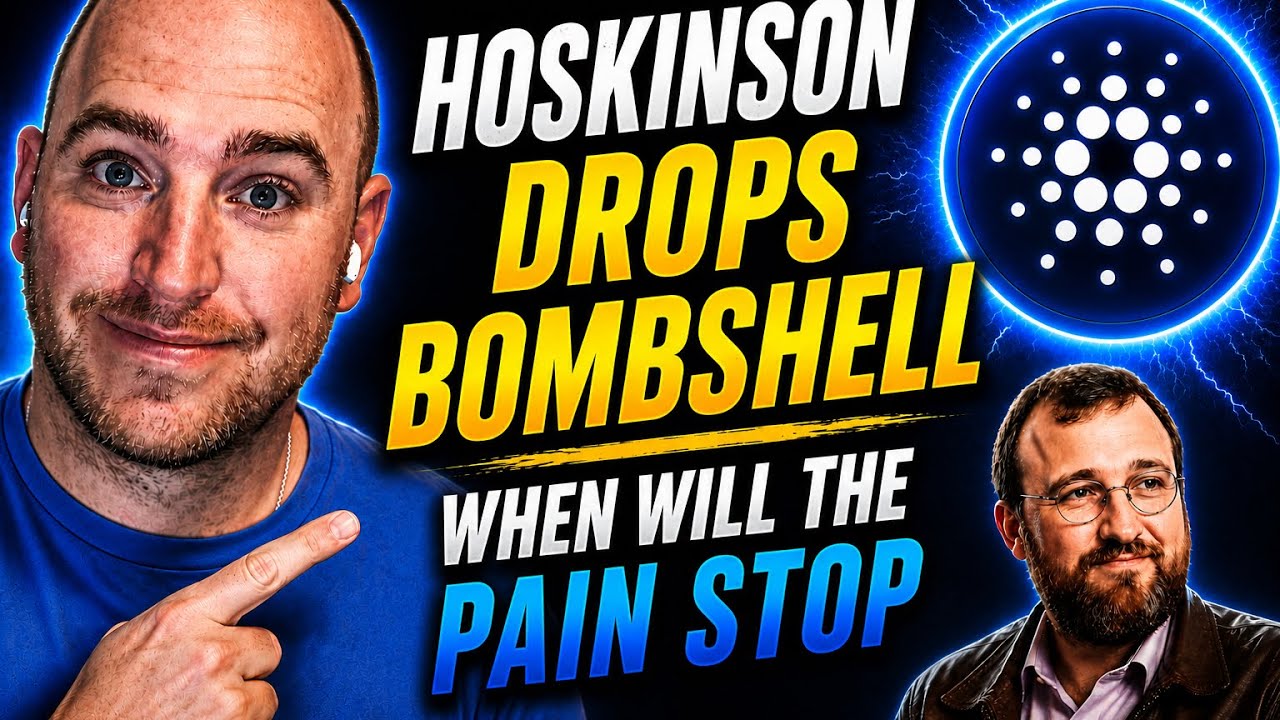 ADA CARDANO CONTINUES TO FREE FALL!  HOSKINSON DROPS A BOMBSHELL?