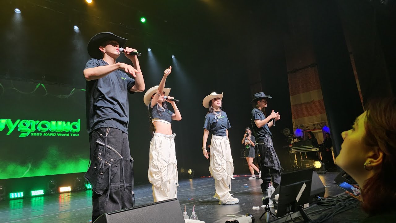[FANCAM] KARD's Playground in Dallas 2023 - ENCORE: RIDE ON THE WIND + RED MOON + ICKY