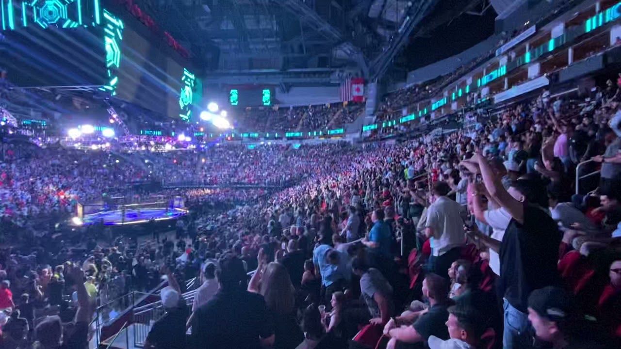 UFC 265 live walkout Ciryl “Bon Gamin” Gane man honeydicked the entire Toyota center 🤣