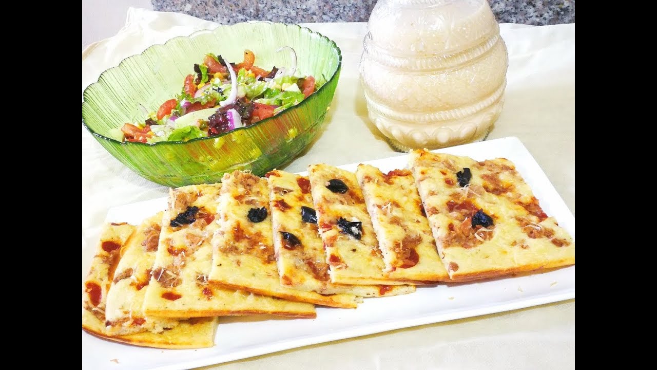 بيتزا سائلة بطريقة سهلة و سريعة التحضير مع طبخ ليلى