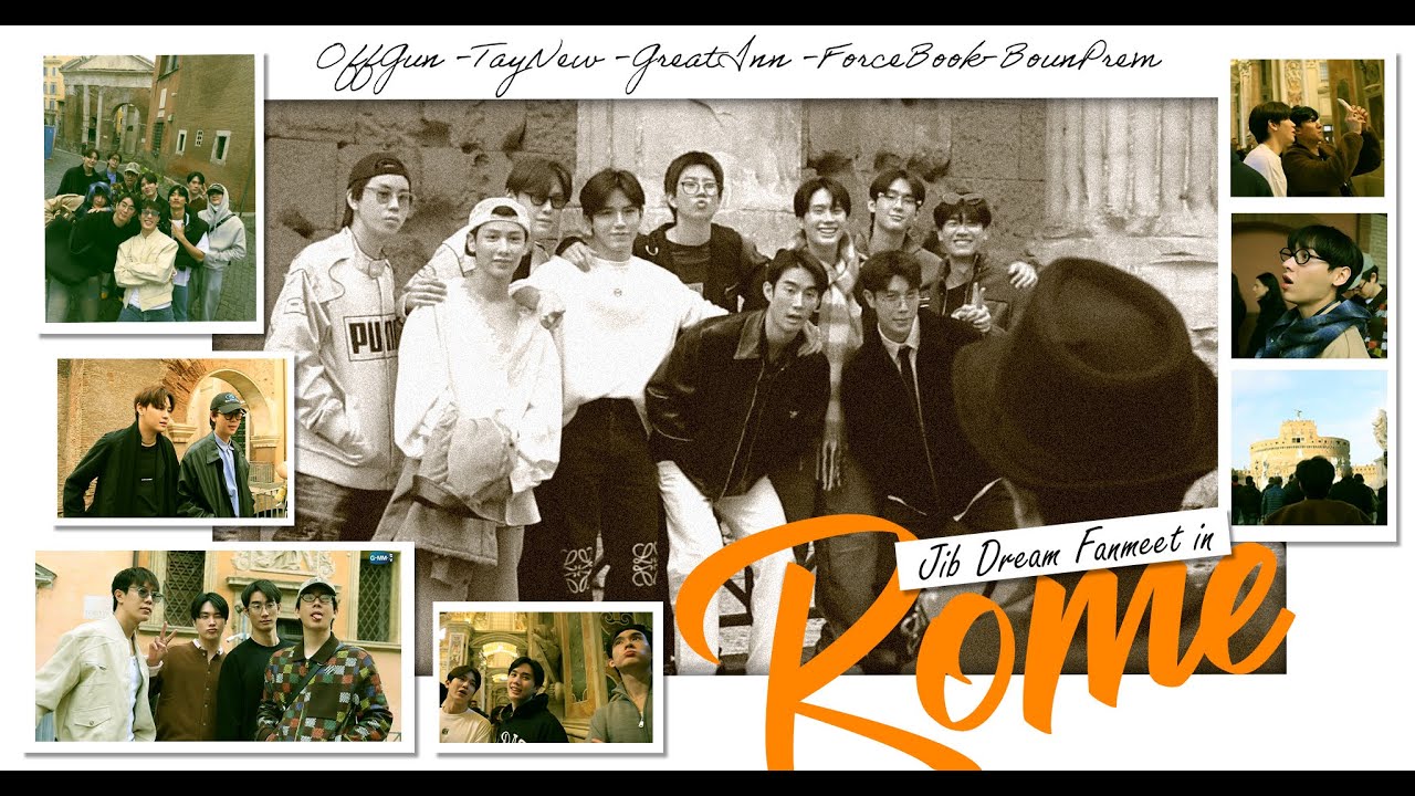 OffGun, TayNew, BounPrem, ForceBook and GreatInn Jib Dream Fanmeet in Rome