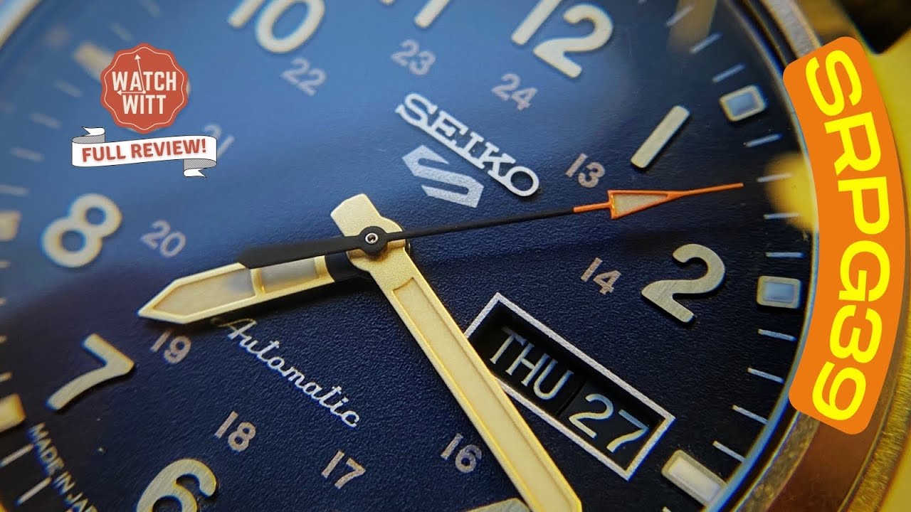 SRPG39 ЛУЧШИЕ автоматические полевые часы Seiko! Обзор за год
