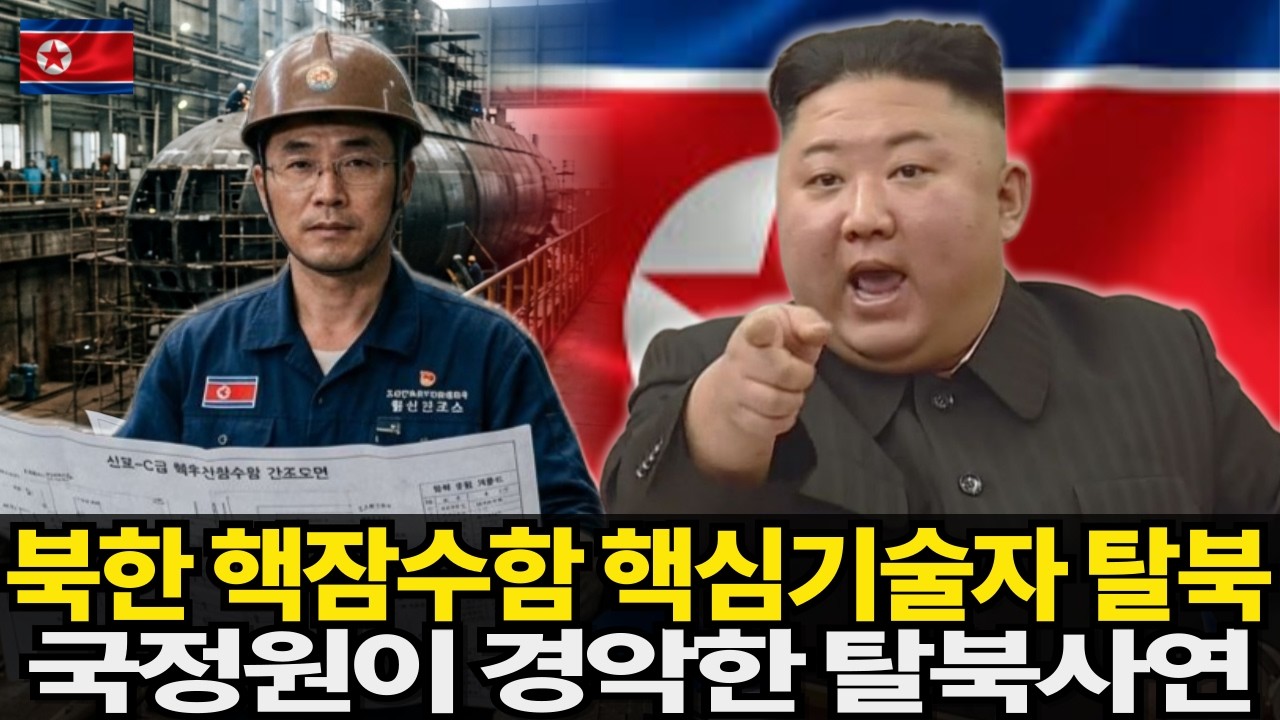 [북한탈북사연] 북한 핵잠수함 핵심기술자 탈북, 국정원이 경악할수밖에 없었던 탈북 사연