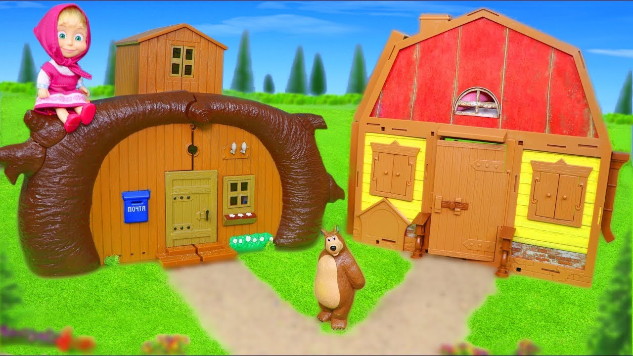 A casa da Masha e o Urso para crianças