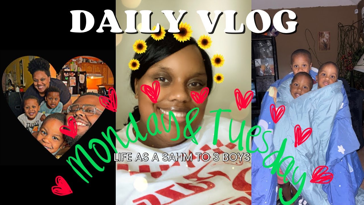 Daily Vlog: Life As A SAHM To 3 Boys 💙💙💙