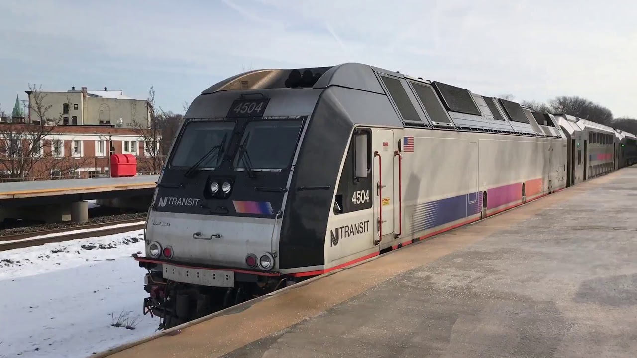 NJ Transit HD 60fps: Pair of Sunday Morning Raritan Valley Line  Trains @ Cranford (3/3/19)