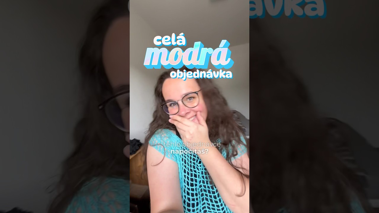 Tolik modr&yacute;ch produktů! 🩵😱💙 #hackovani #h&aacute;čkov&aacute;n&iacute; #baleniobjednavky