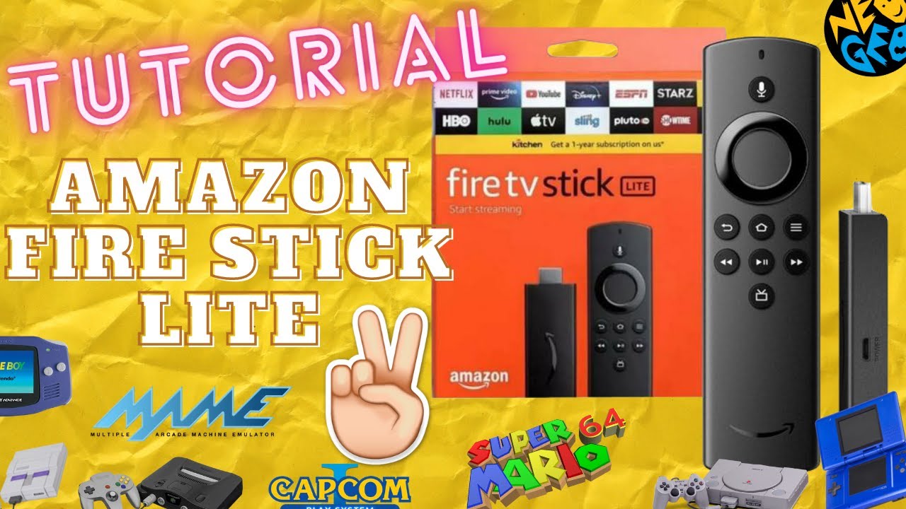 ¡Amazon fire TV Stick LITE emulando TODO! Es una locura🤯(tutorial y prueba de juegos)