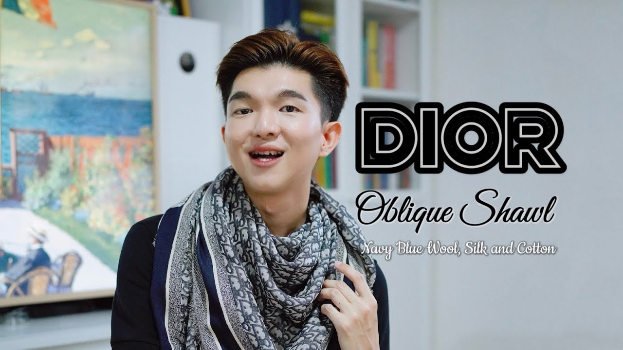 NUTmakeup | แกะกล่องผ้าคลุม DIOR Oblique Shawl #Dior