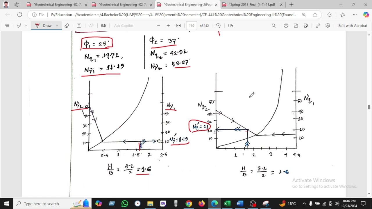 Lecture-04 on bearing capacity of layer soil (sand over sand)