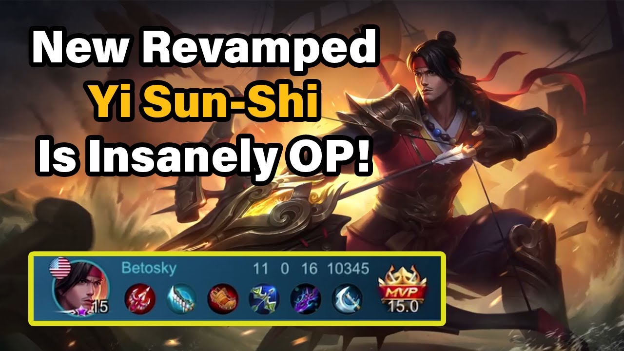 Вот Это Да! Новый обновленный Yi Sun Shi - это экстремально OP - Tips & Tricks | MLBB
