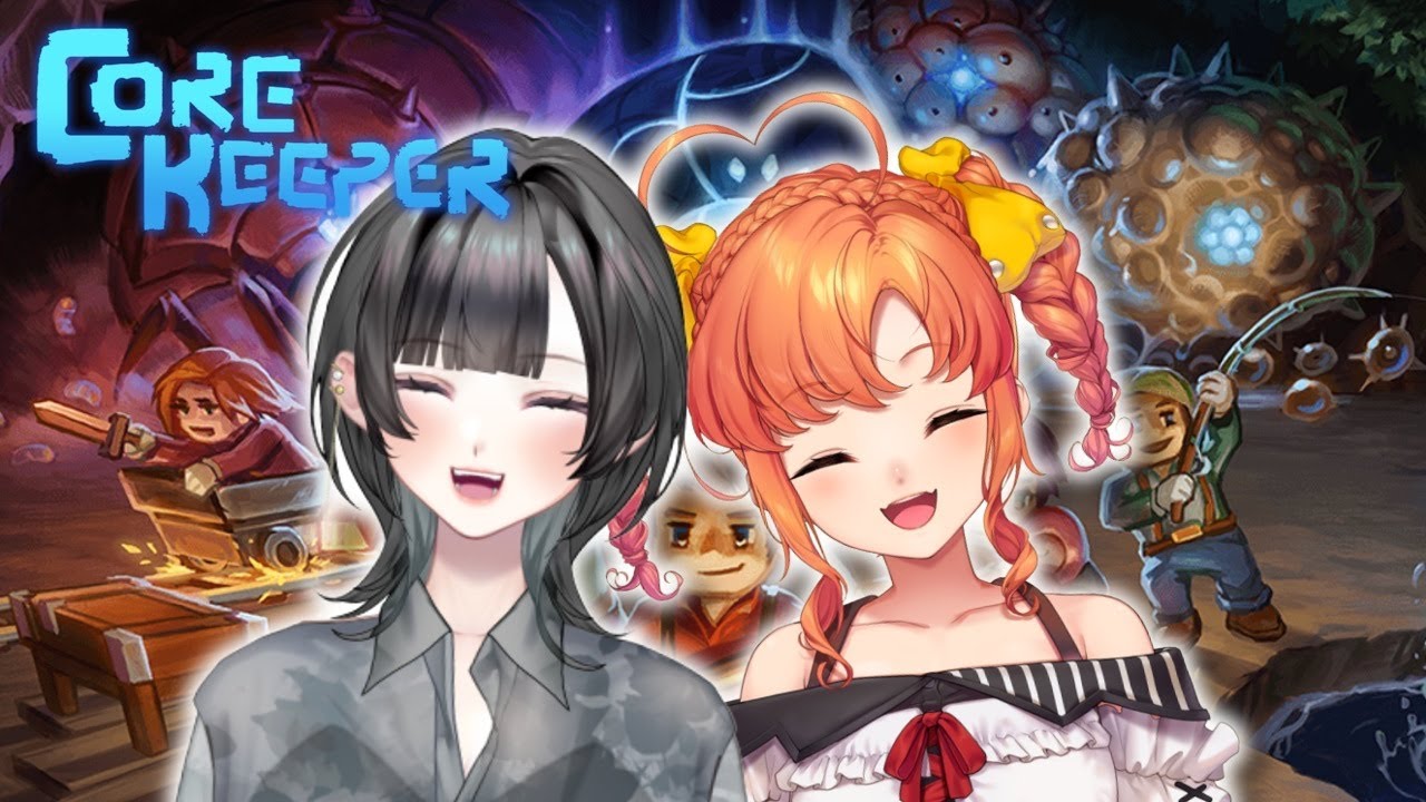 【初見コアキーパー#2】激チルゲー ～メンヘラ同士の殴り愛雑談を添えて～【Core Keeper】#新人vtuber   #個人vtuber　#vtuber 　#ゲーム