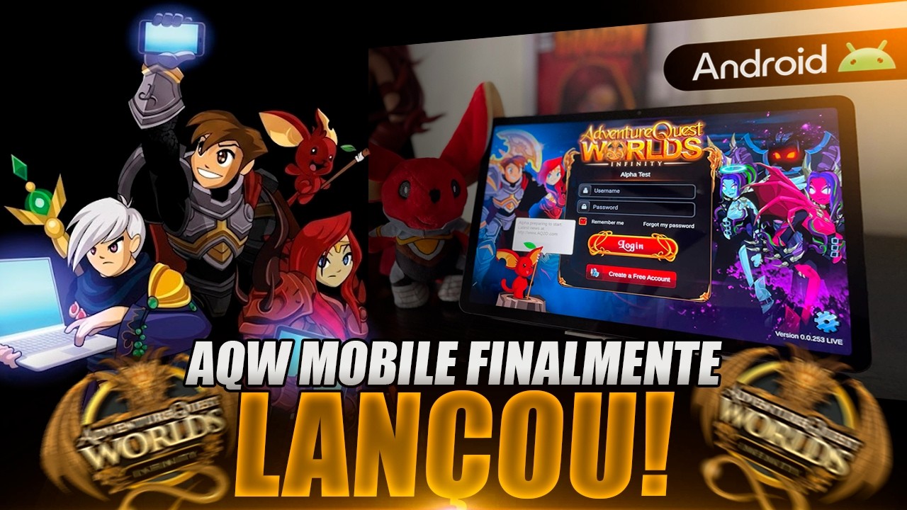 AQW M&oacute;bile e REAL!! Acabou de ser lan&ccedil;ado de forma OFICIAL!