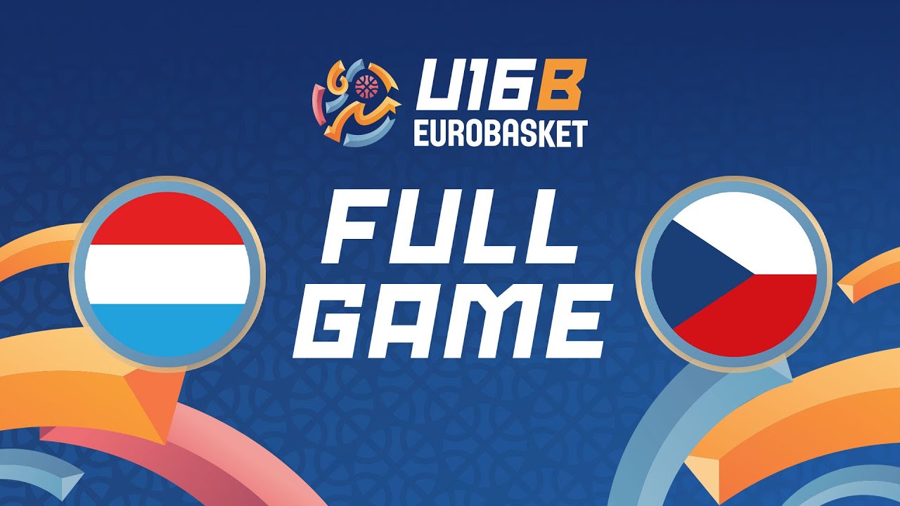 Group Phase | Luxembourg v Czechia | Full  Basketball Game |FIBA U16 Women's EuroBasket 2024 Div. B