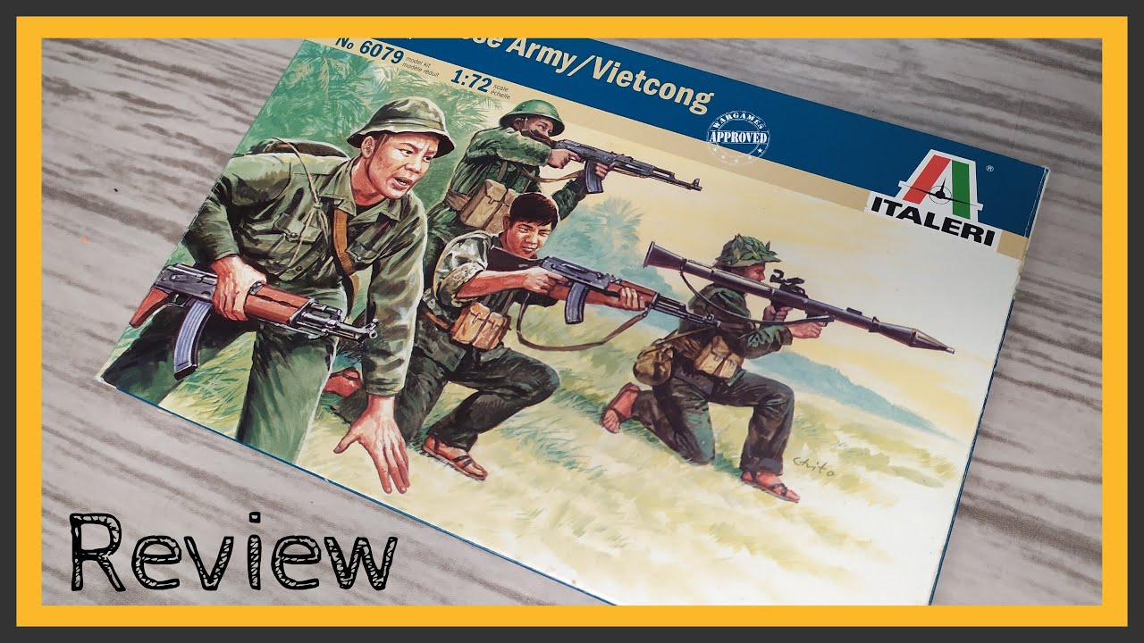 Review Soldadinhos vietcongs - Vietnamese Army/Vietcong 1:72 Italeri