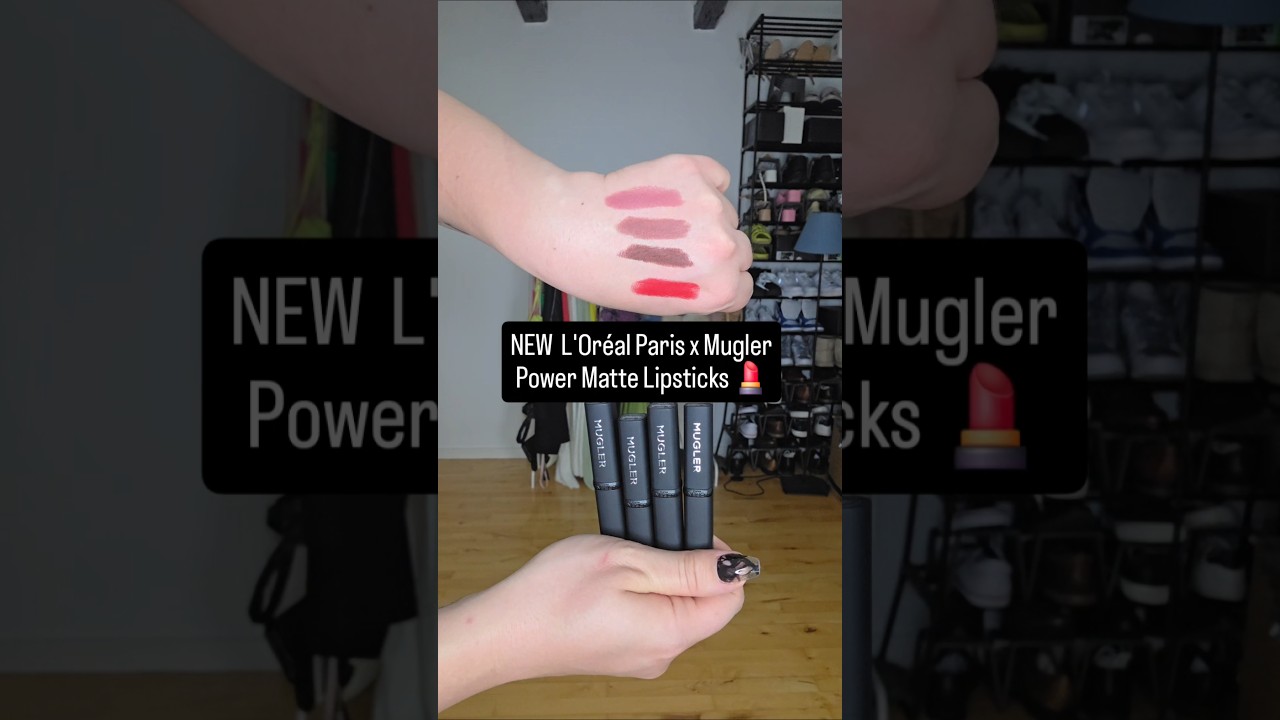 L'Or&eacute;al x Mugler💄 #makeup #loreal #mugler #lorealxmugler #Lipstick #redlip #mattelipstick #redlips